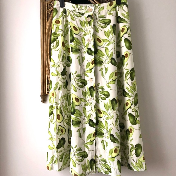 Aritzia Wilfred Amelie Avocado Skirt - Picture 7 of 9